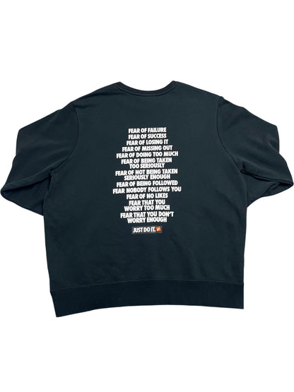 Vintage Black Nike Sweatshirt Just Do It (L)