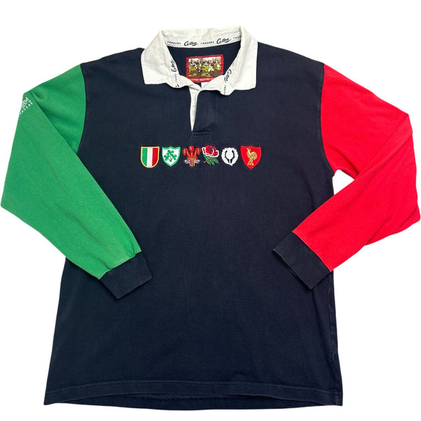 Vintage Navy Collegiate Rugby Jersey 90s (L)
