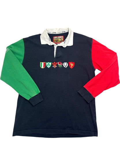Vintage Navy Collegiate Rugby Jersey 90s (L)