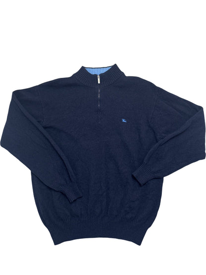 Vintage Navy Burberry Sweater Y2K (M)