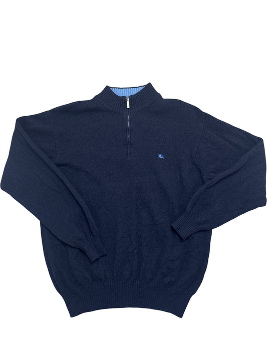 Vintage Navy Burberry Sweater Y2K (M)