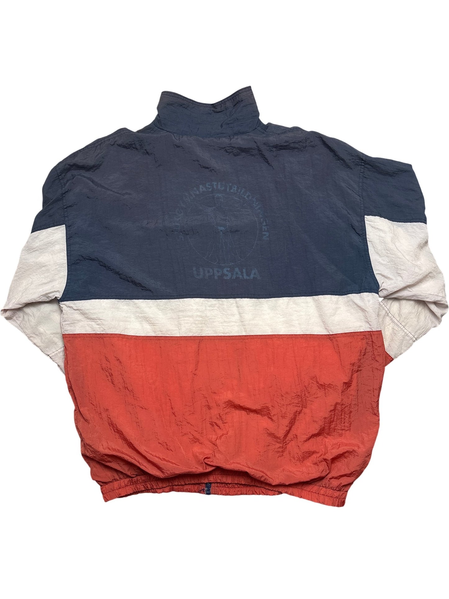 Vintage Red Blue Reebok Windbreaker 90s  (XL)