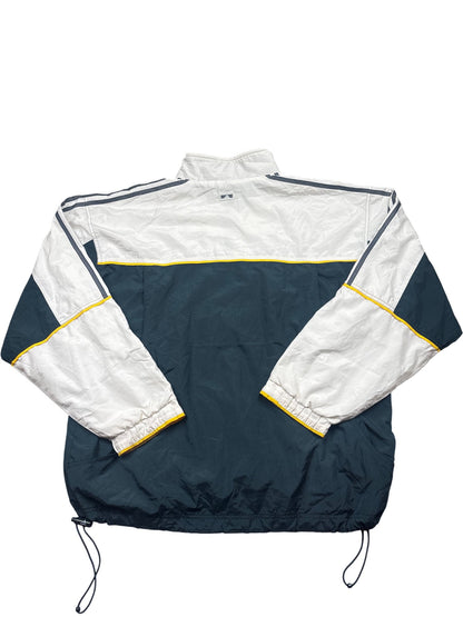 Vintage White Adidas Track Jacket Y2K (XL)
