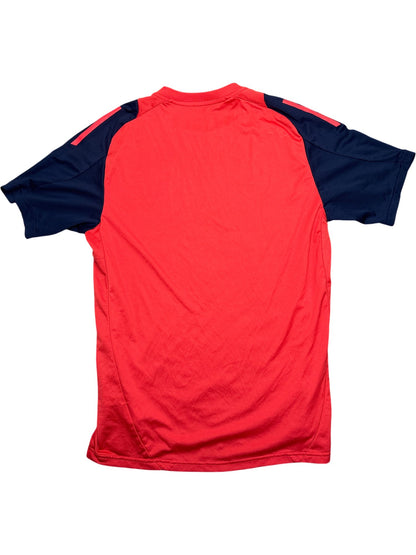 Vintage Red Adidas Manchester United Jersey (M)