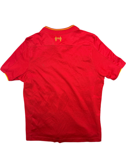 Vintage Red New Balance Liverpool FC Jersey Kids 13-14 (XXS)