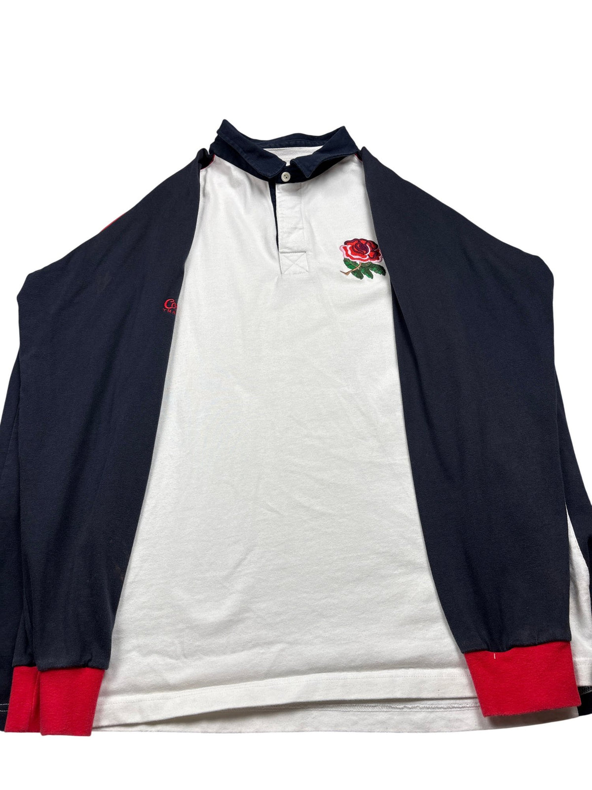 Vintage White England Rugby Shirt 90s (XXL)
