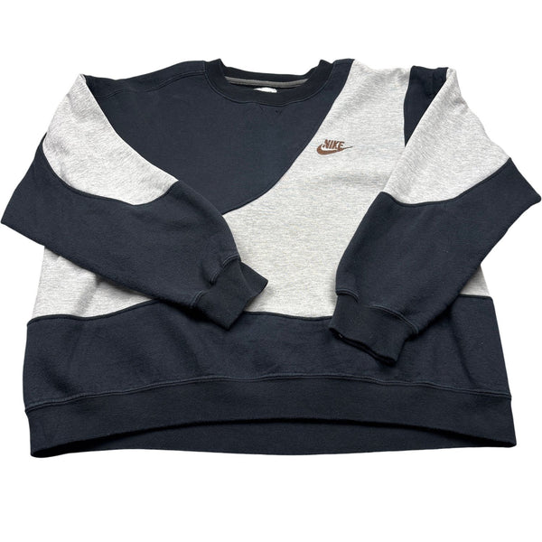 Vintage Black Grey Nike Rework Sweatshirt (L)