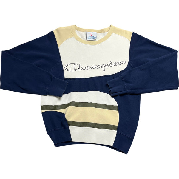 Vintage Navy Champion Crewneck Sweatshirt (XS)