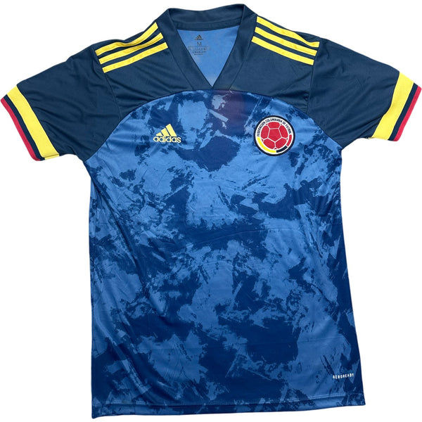 Vintage Blue Adidas Jersey Colombia Football (M)