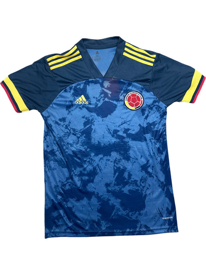 Vintage Blue Adidas Jersey Colombia Football (M)