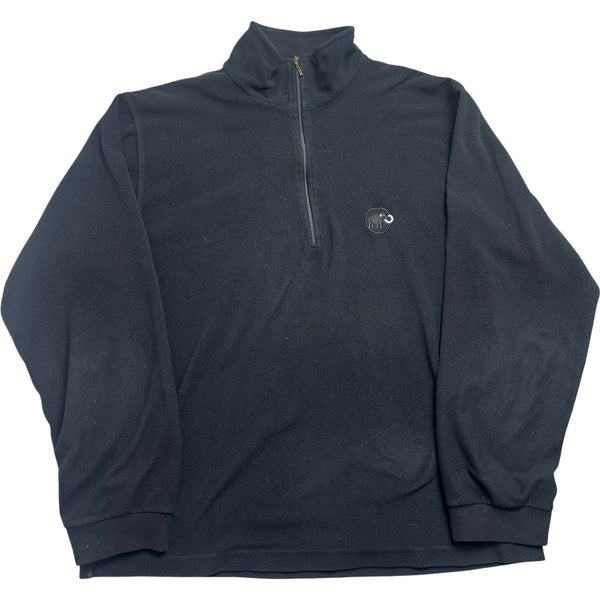 Vintage Black Mammut Fleece Jacket Y2K (XXL)