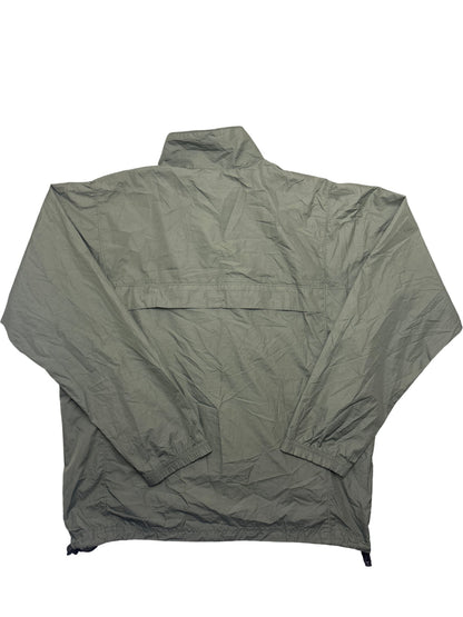 Vintage Khaki Adidas Windbreaker (L)
