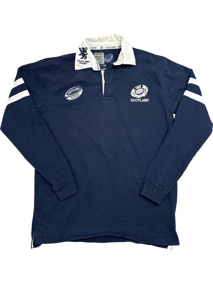 Vintage Navy Scotland Rugby Shirt (L)