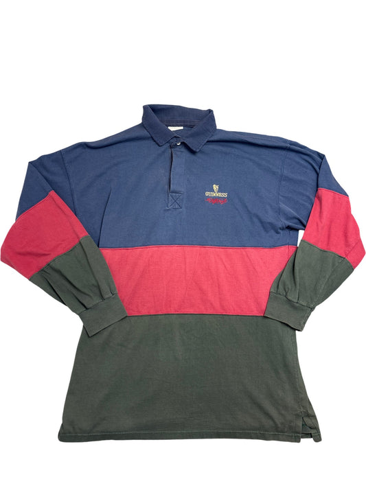 Vintage Multicolor Guinness Rugby Shirt 90s (L)