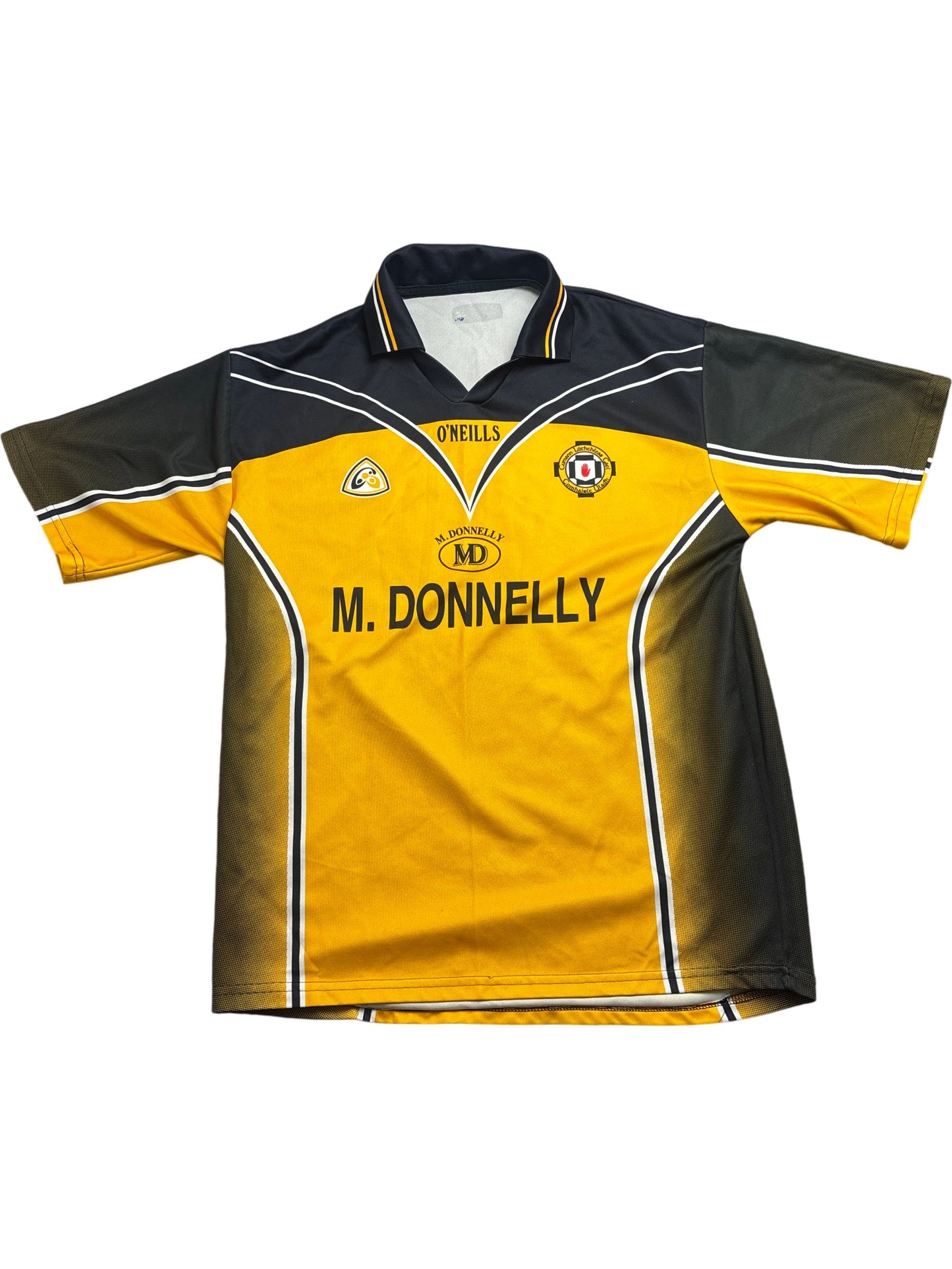 Vintage Yellow O'Neills Ulster Football Jersey 2001 2002 (M)