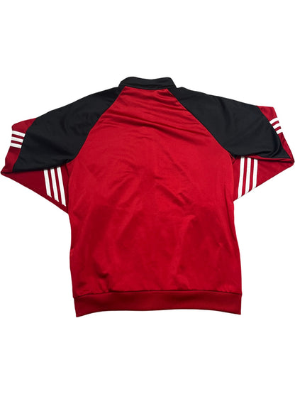 Vintage Red Adidas Track Jacket Y2K (M)