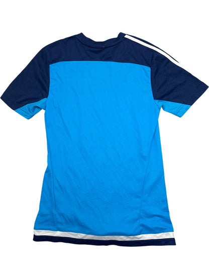 Vintage Blue Adidas T-Shirt FFR 2010s (S)