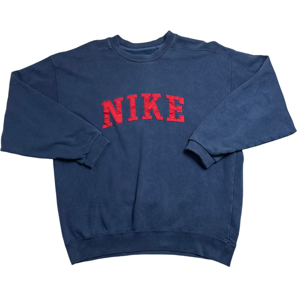 Vintage Navy Nike Sweatshirt 90s (L)