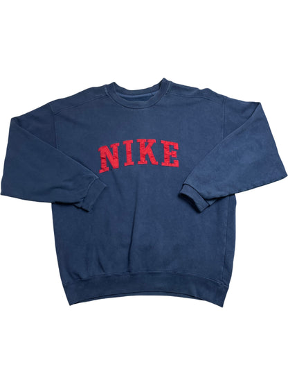 Vintage Navy Nike Sweatshirt 90s (L)