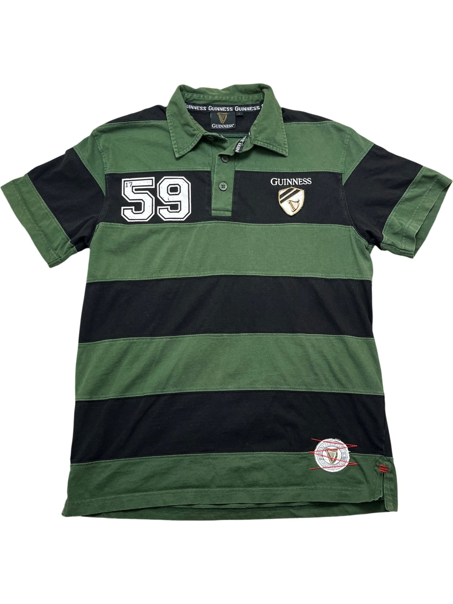 Vintage Green Guinness Rugby Polo 2000s (L)