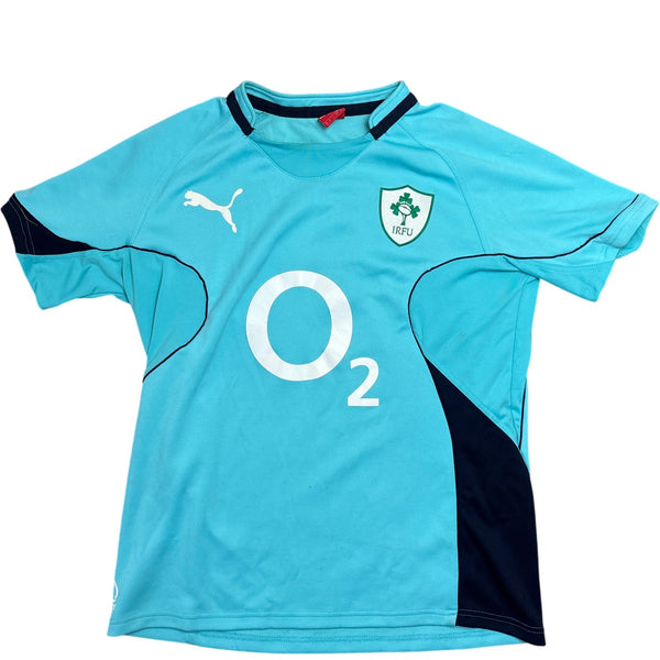 Vintage Blue Puma Rugby Shirt IRFU 2000s (L)