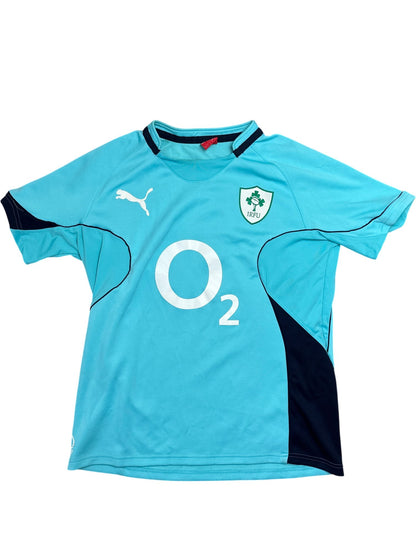 Vintage Blue Puma Rugby Shirt IRFU 2000s (L)