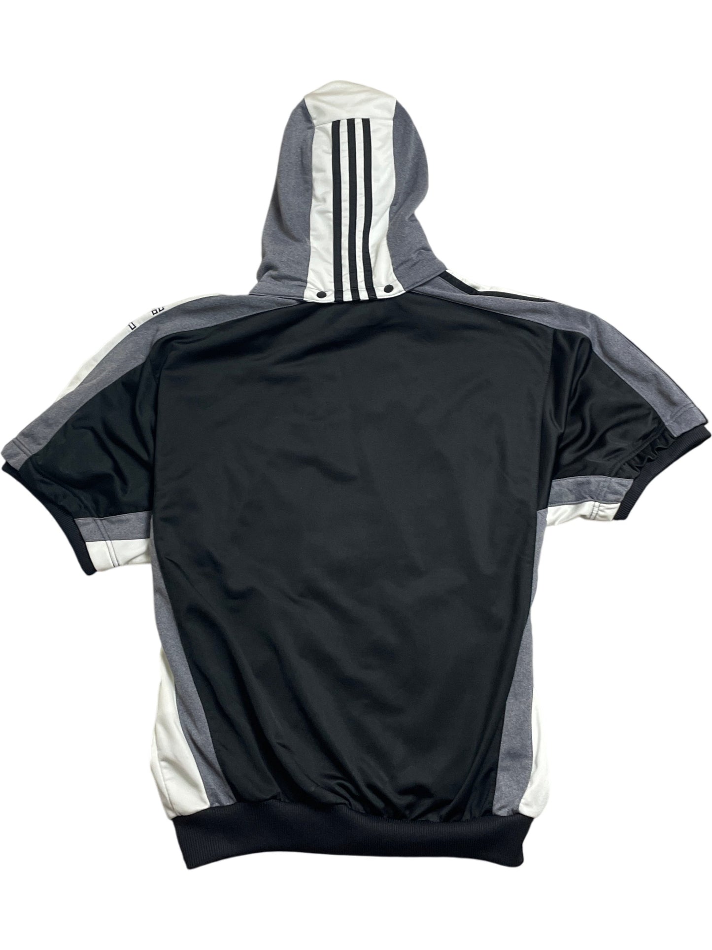 Vintage Black Adidas Hoodie Y2K (L)