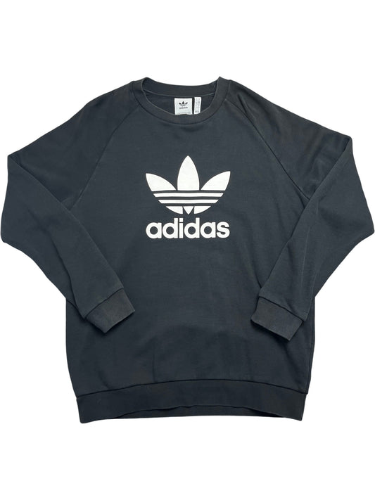 Vintage Black Adidas Sweatshirt (L)