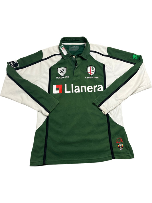Vintage Green London Irish Rugby Shirt 2000s (M)