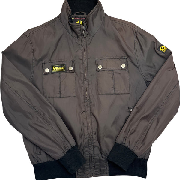 Vintage Brown Belstaff Bomber Jacket 90s (L)