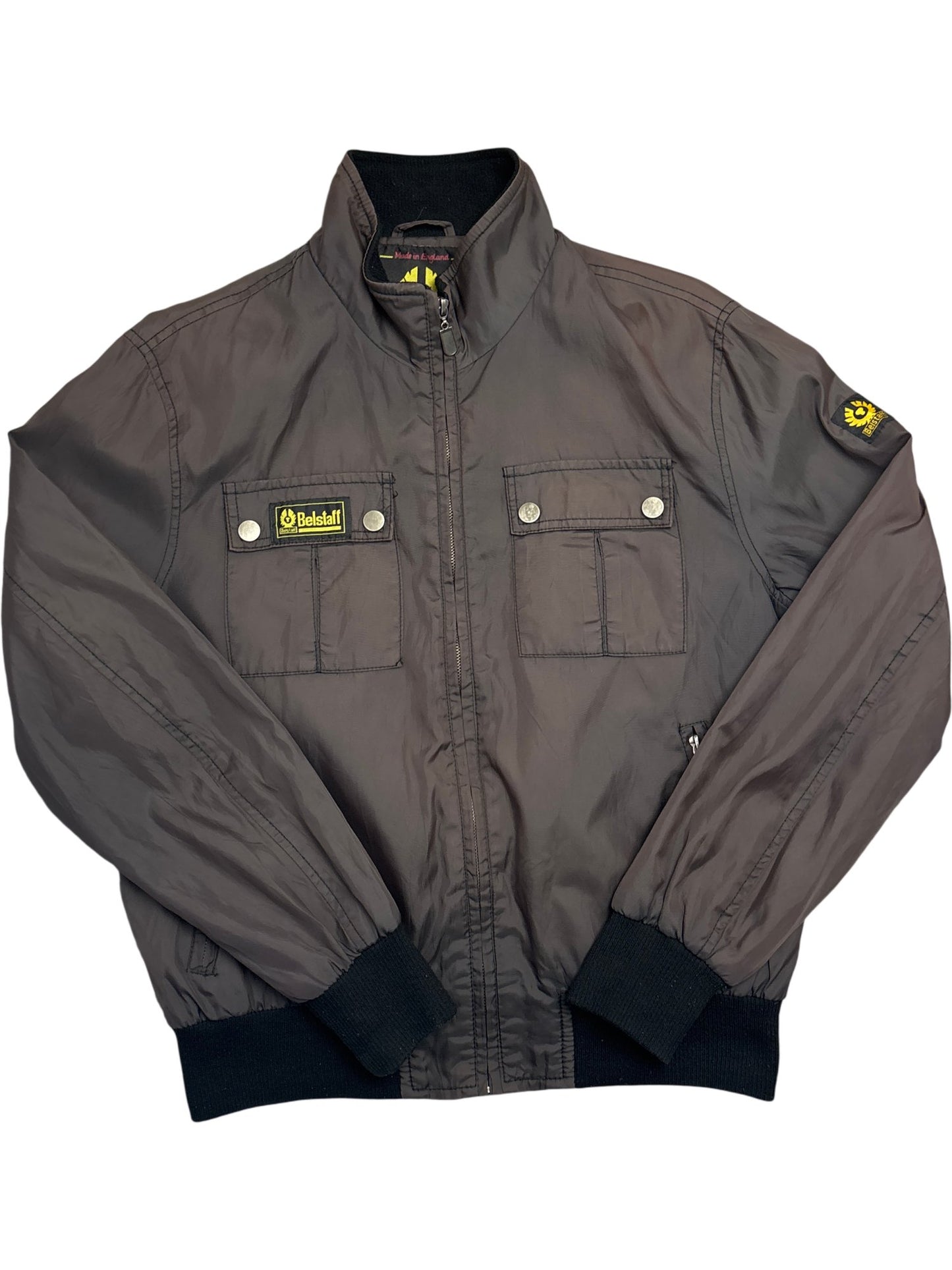 Vintage Brown Belstaff Bomber Jacket 90s (L)