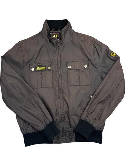 Vintage Brown Belstaff Bomber Jacket 90s (L)