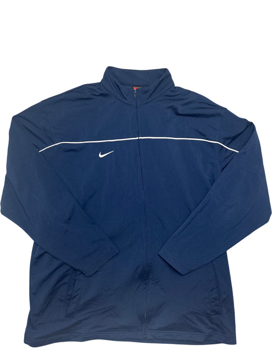 Vintage Navy Nike Track Jacket (XL)