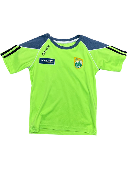 Vintage Green O'Neills T-Shirt Kerry Kids 9-10 (XXS)