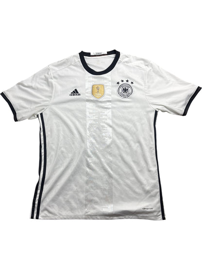 Vintage White Adidas Germany Football Jersey Schweinsteiger (S)