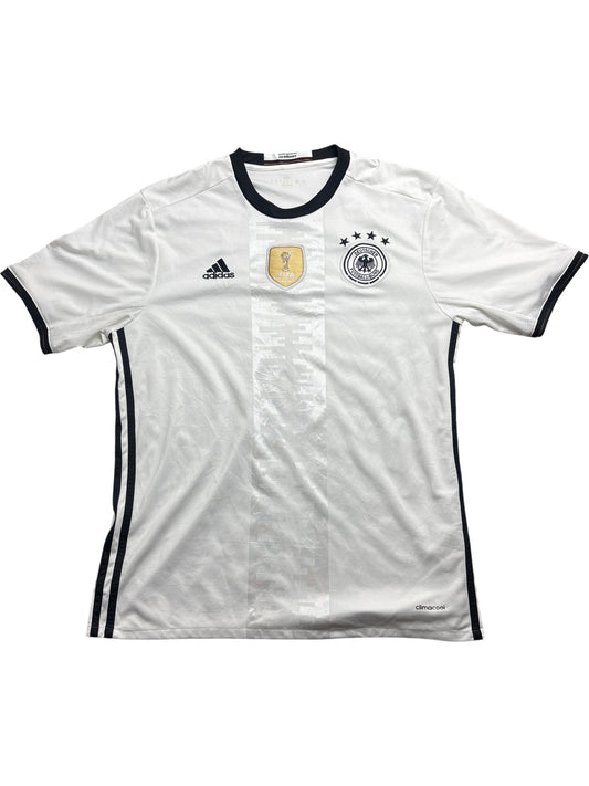 Vintage White Adidas Germany Football Jersey Schweinsteiger (S)