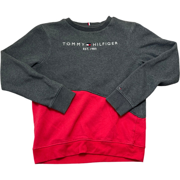 Vintage Grey Tommy Hilfiger Sweatshirt 1985 (XS)