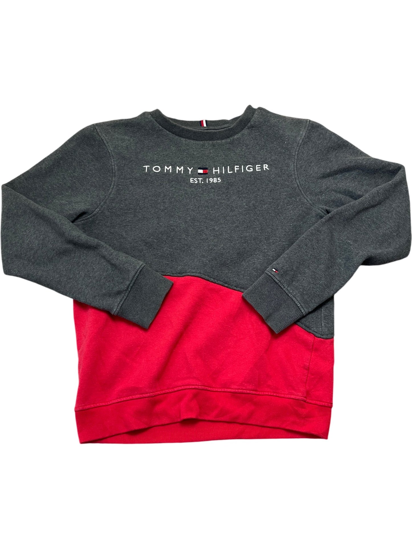 Vintage Grey Tommy Hilfiger Sweatshirt 1985 (XS)