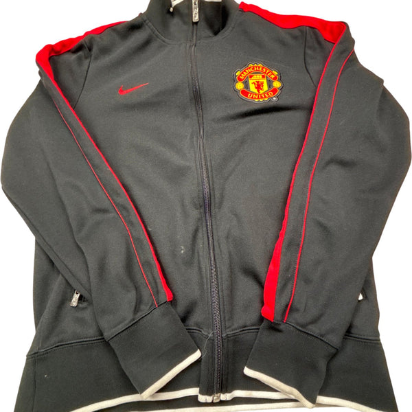 Vintage Black Nike Manchester United Jacket (M)