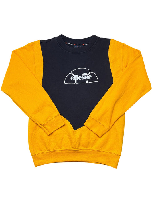 Vintage Yellow Ellesse Sweatshirt (L)