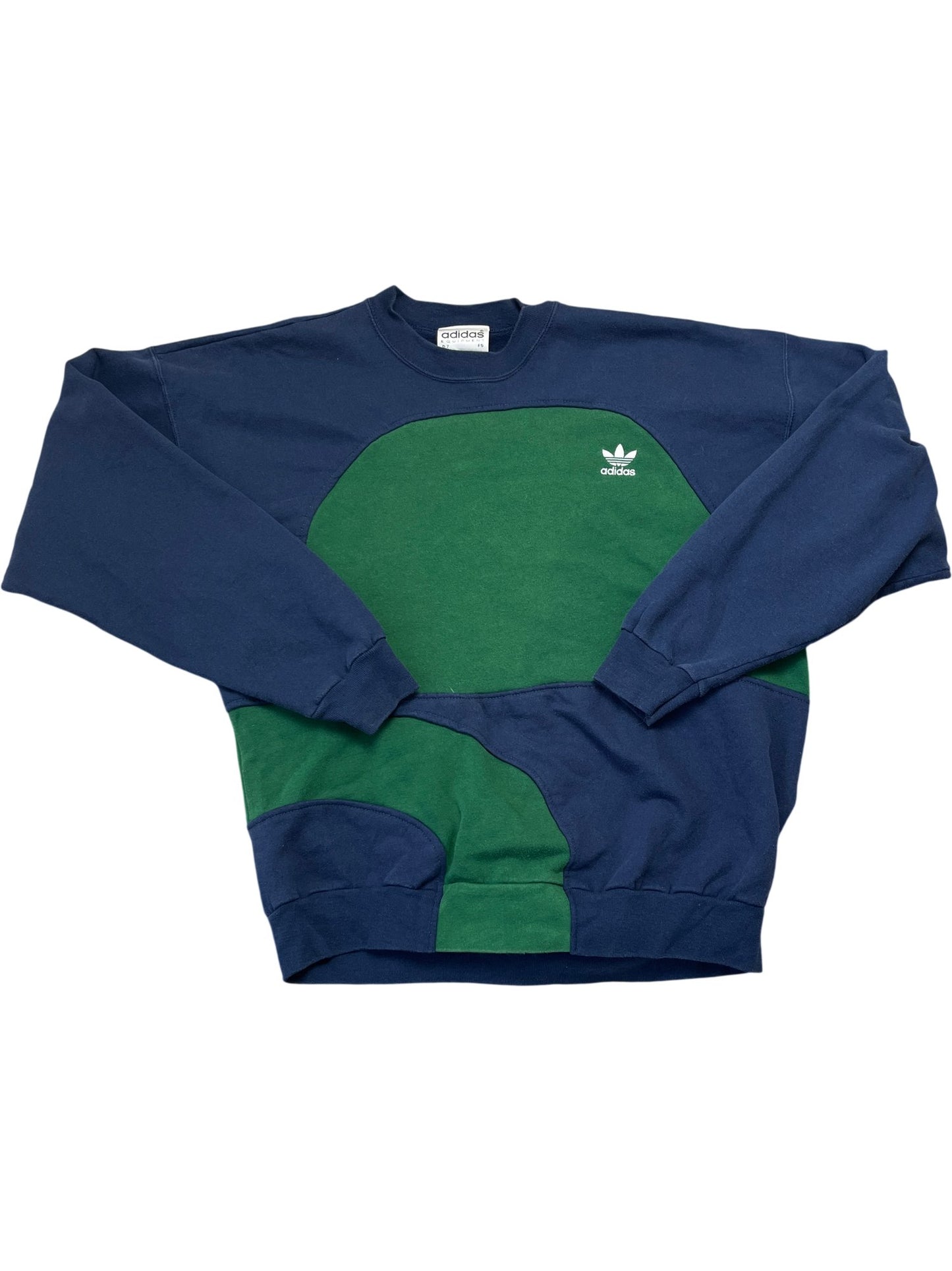 Vintage Blue Green Adidas Crewneck Sweatshirt (XL)