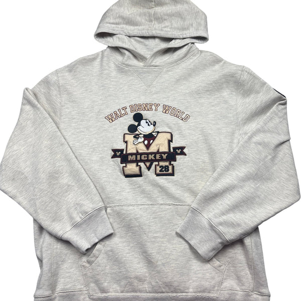 Vintage Grey Disney Hoodie Mickey Mouse 90s (XL)