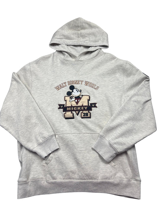 Vintage Grey Disney Hoodie Mickey Mouse 90s (XL)