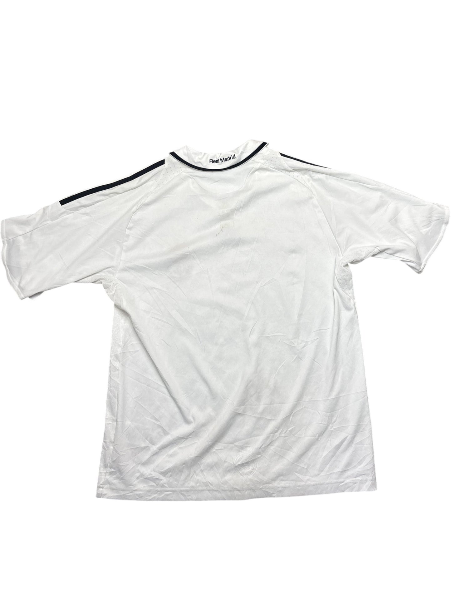 Vintage White Adidas Real Madrid Jersey Bwin Kids 12 (XXS)