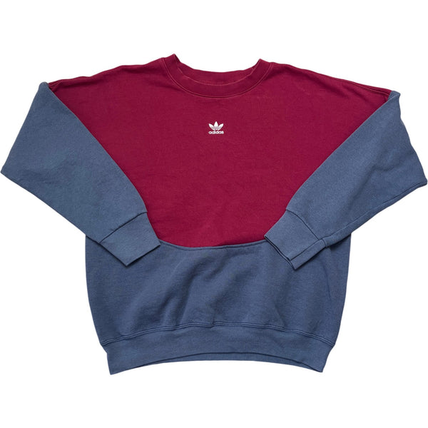 Vintage Burgundy Adidas Crewneck Sweatshirt (M)