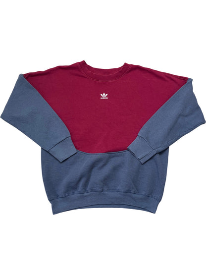 Vintage Burgundy Adidas Crewneck Sweatshirt (M)