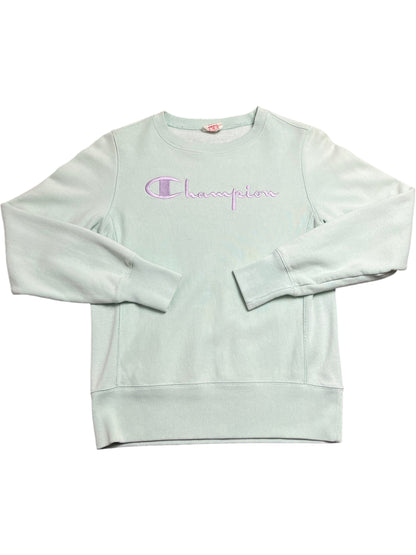 Vintage Green Champion Sweatshirt (XS)