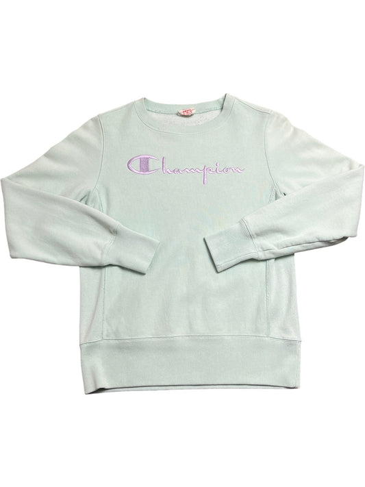 Vintage Green Champion Sweatshirt (XS)