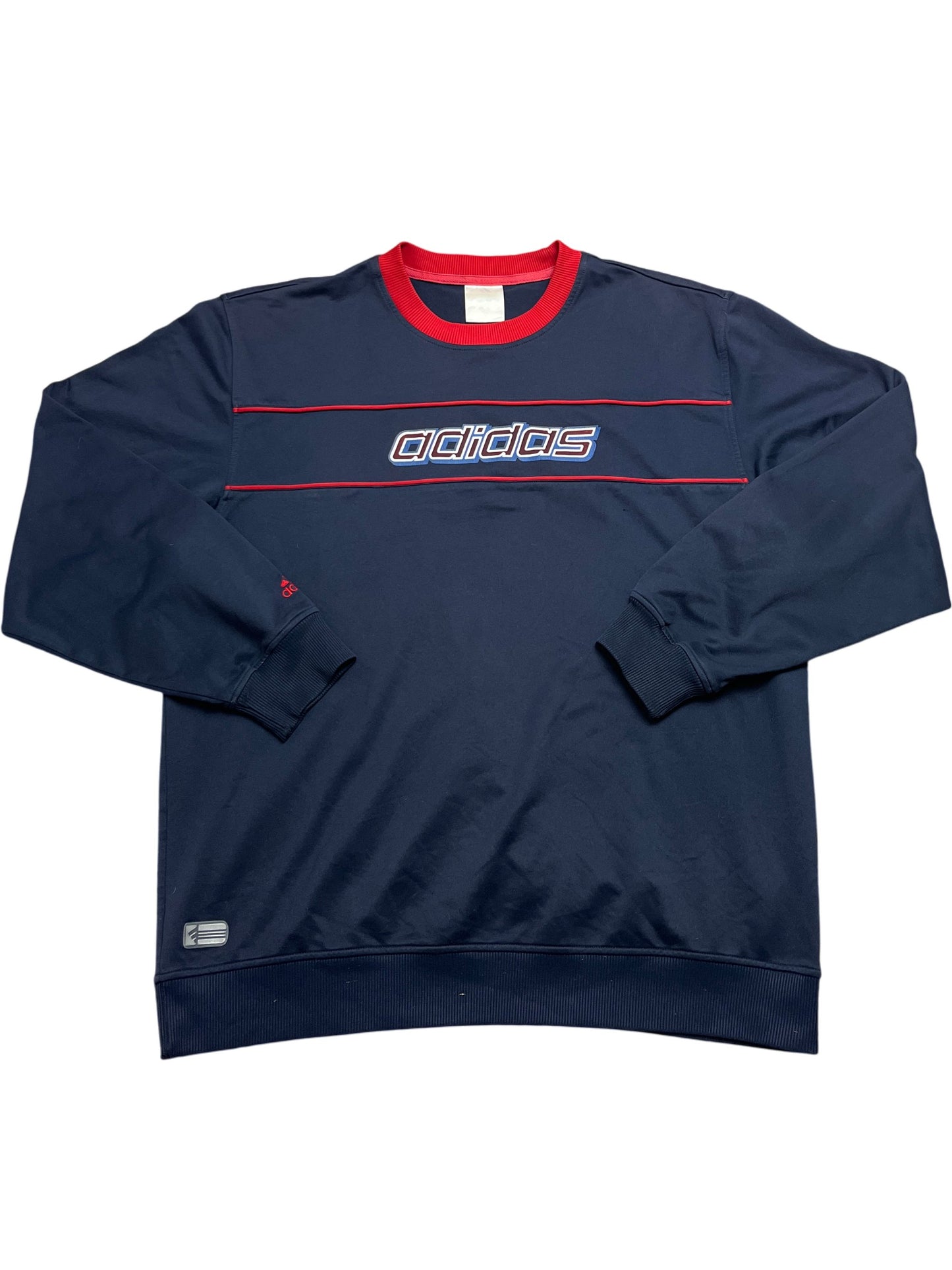 Vintage Navy Adidas Sweatshirt L (L)