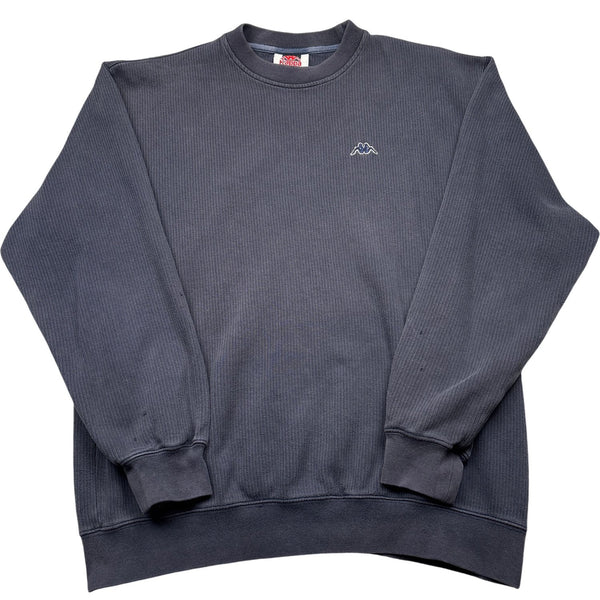 Vintage Blue Kappa Crewneck Sweatshirt 90s (XL)